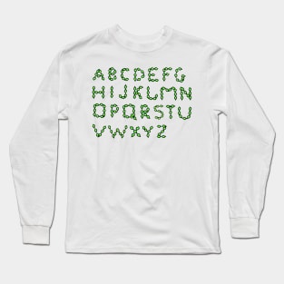 English alphabet. Back to school soon. Letters for children. Study. Long Sleeve T-Shirt